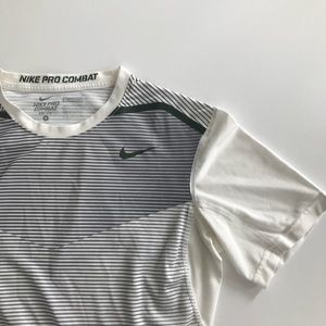 women’s Nike Shirt pro white workout new dri fit
